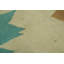 Tapis géométrique à motif oriental kilim 5 x 8