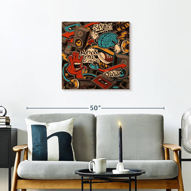 Abarca Urban Hip Hop, 24" H x 24" W