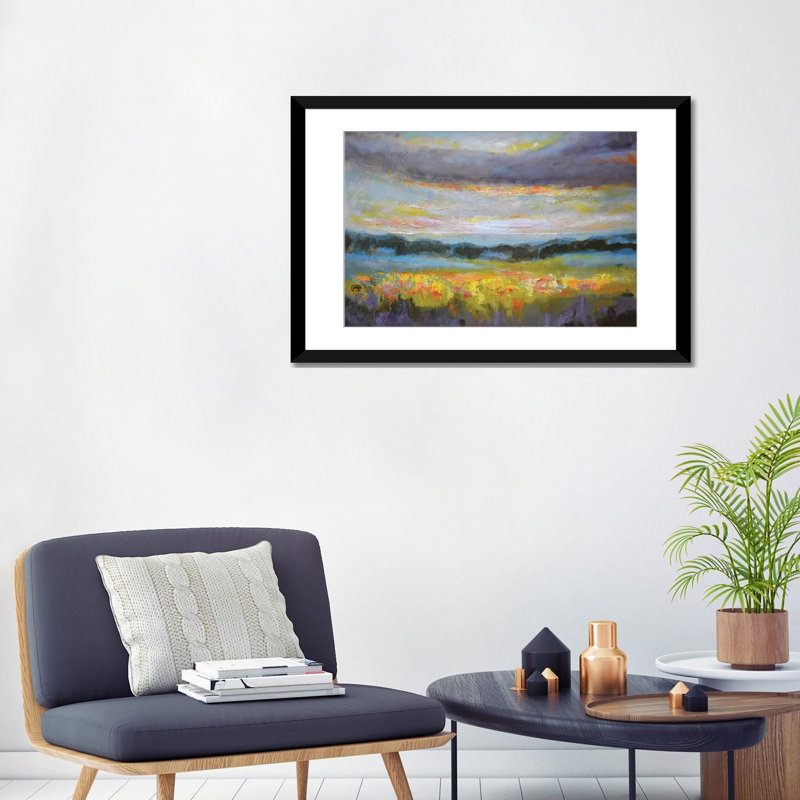 Late Late Light par Kip Decker - Impression sur toile tendue avec châssis, H 24 po x l 32 po x P 1 po, Blanc