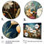Symphonie florale blanche sur toile-85172221-85172219