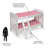 Doll Bunk Bed with Bedding and Ladder