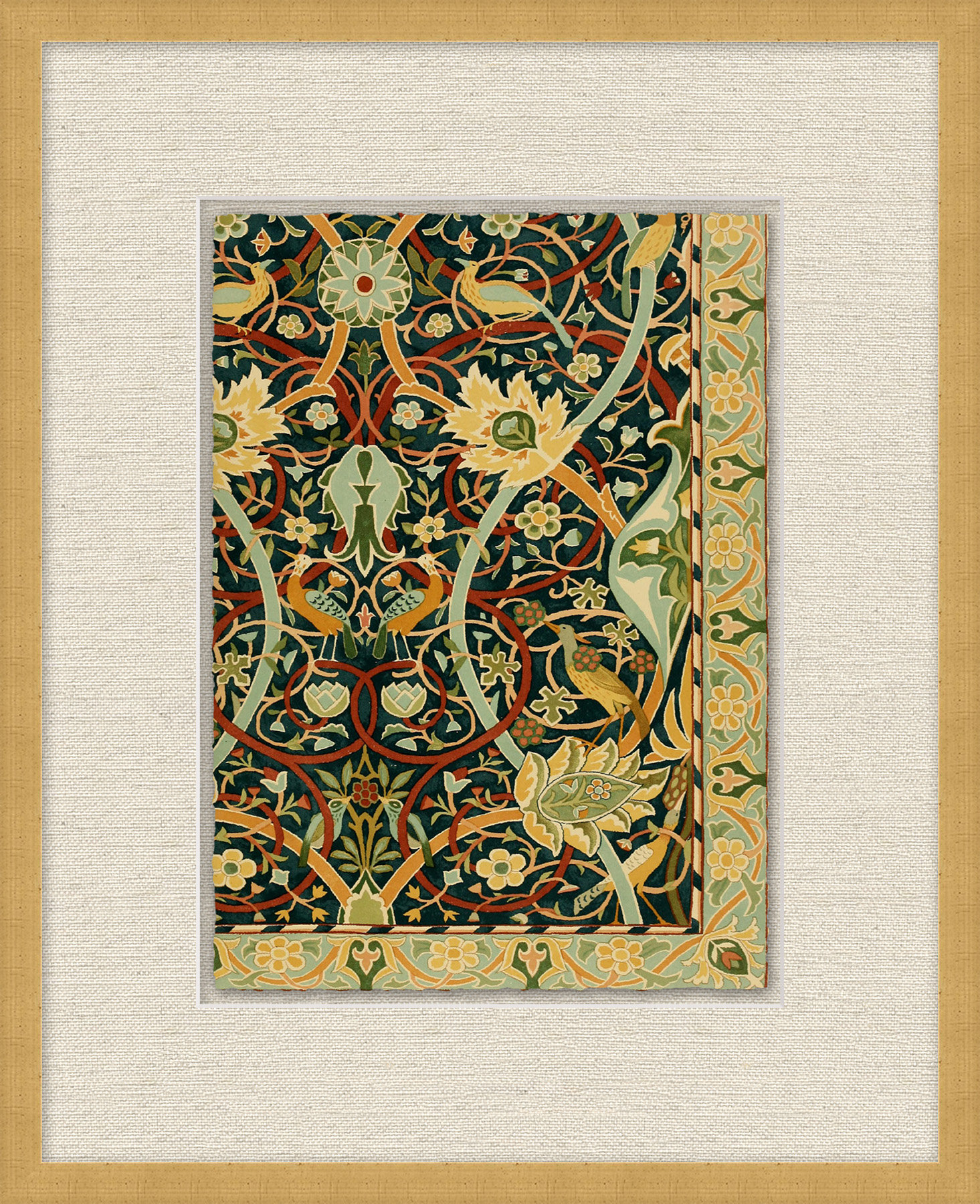 Wendover Art Group Persian Pattern 3 - Picture Frame Painting | Wayfair