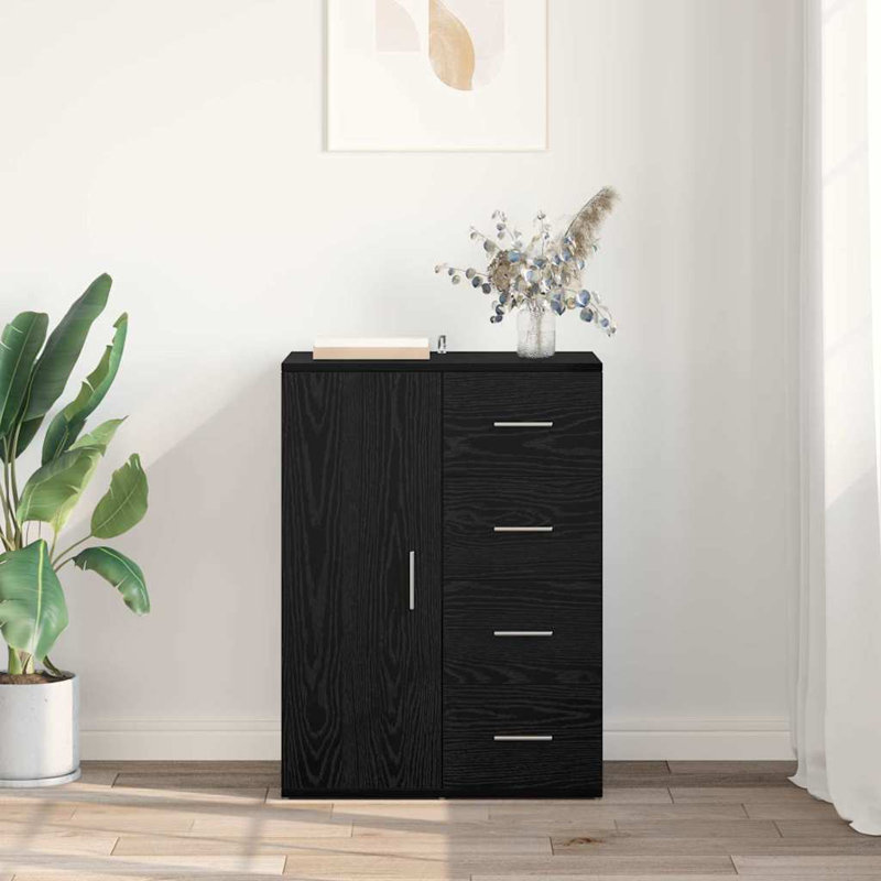 Sideboard Accent Chest, Black Oak