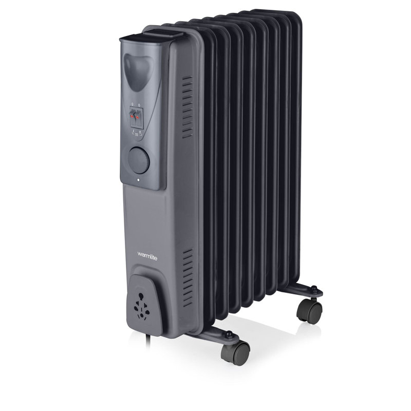 Warmlite 2000 Watt 6820 BTU Electric Radiator Space Heater with Adjustable Thermostat