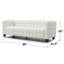Ensemble Emma, canapé et fauteuil crème-1108452046