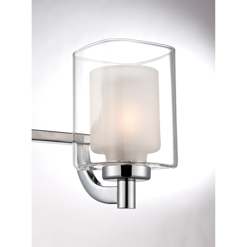 5 - Light Dimmable Vanity Light, Polished Chrome