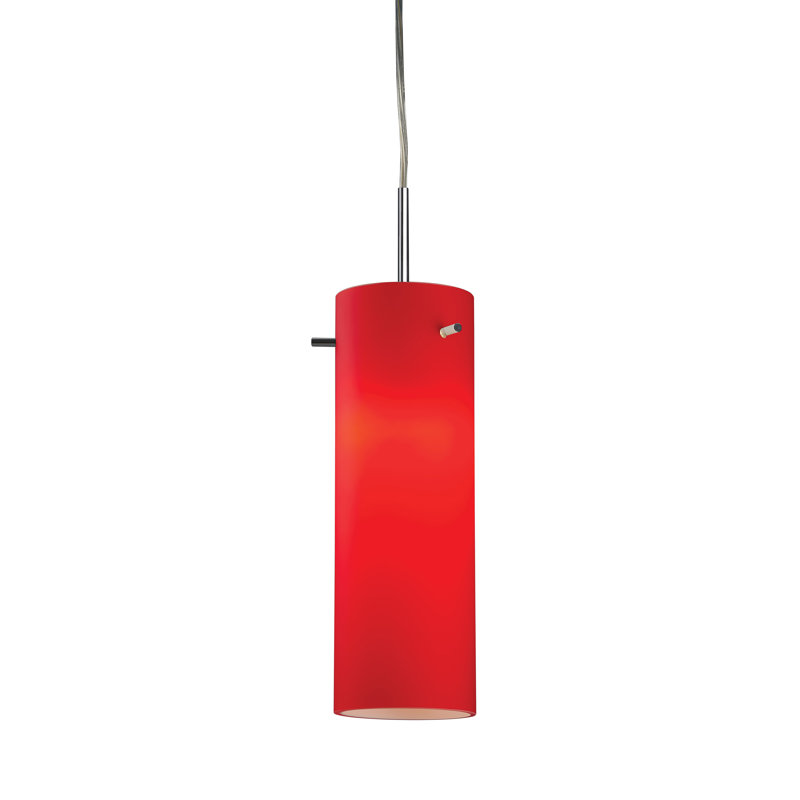 Titan 1 - Light Cylinder Pendant, Matte Chrome