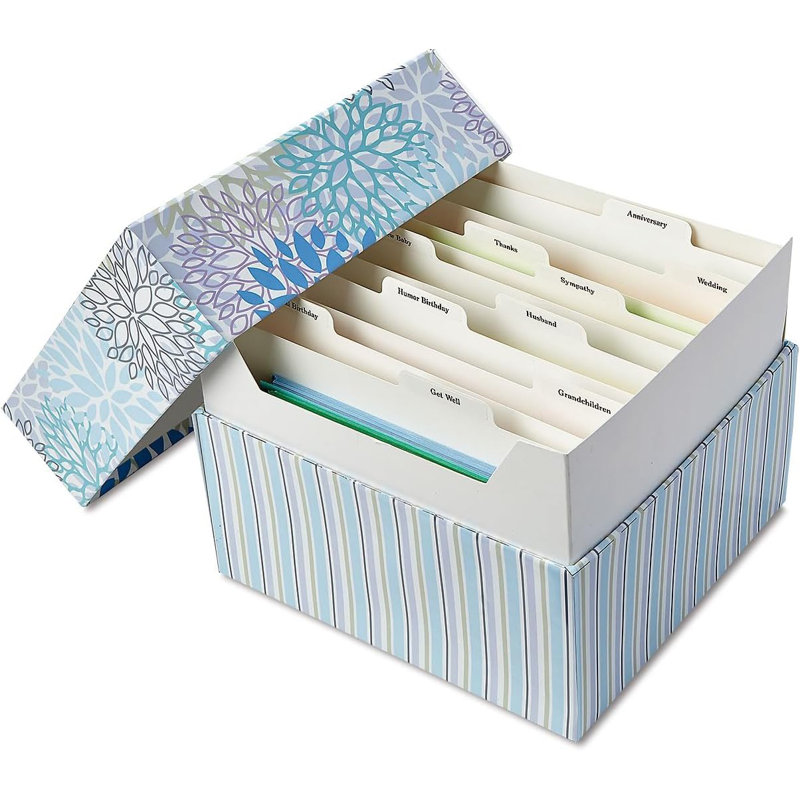Boîte de rangement pour cartes de vœux Cool Cool