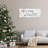 Welcome Winter Phrase Geometric Snowflake Pattern