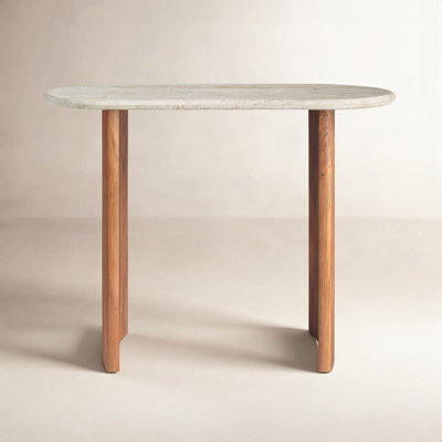 Catalena 39'' Stone Console Table