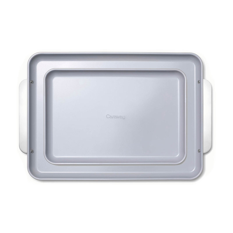 Caraway Nonstick Ceramic Baking Sheet Duo, Cream
