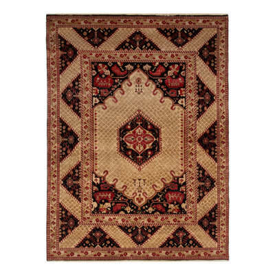 Multicolored Traditional Wool Rug - 9' x 12'