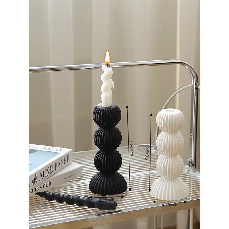 9.84'' H Ceramic Tabletop Candlestick
