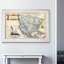 « north america map » par paul cezanne-picture cadre, reproduction d’art sur toile-806109006-883752905-883752904