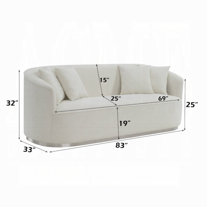 Odette Upholstered 83'' Sofa