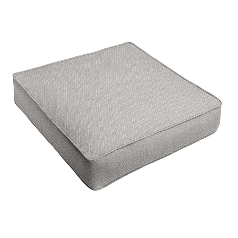 Retain Sunbrella Outdoor 5'' Dining Chair Seat Cushion, 22.5" W x 22.5" D, Beige