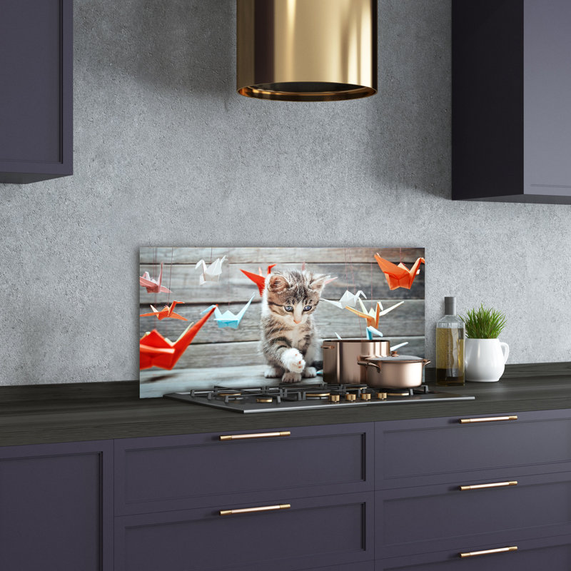 Ljuban 50cm W x 100cm L Glass Peel and Stick Panel