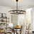 Elrey 36" W 36-Light Dimmable Crystal Chandelier-2143791396