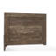 Lit simple avec une touche rustique - finition brune, tête de lit et rails de chambre à coucher en bois de teinte et construction d'ingénierie-1342990916-1342990919