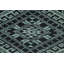 Tapis noir noué à la main de conception unique 5 pi 1 po x 8 pi New Age
