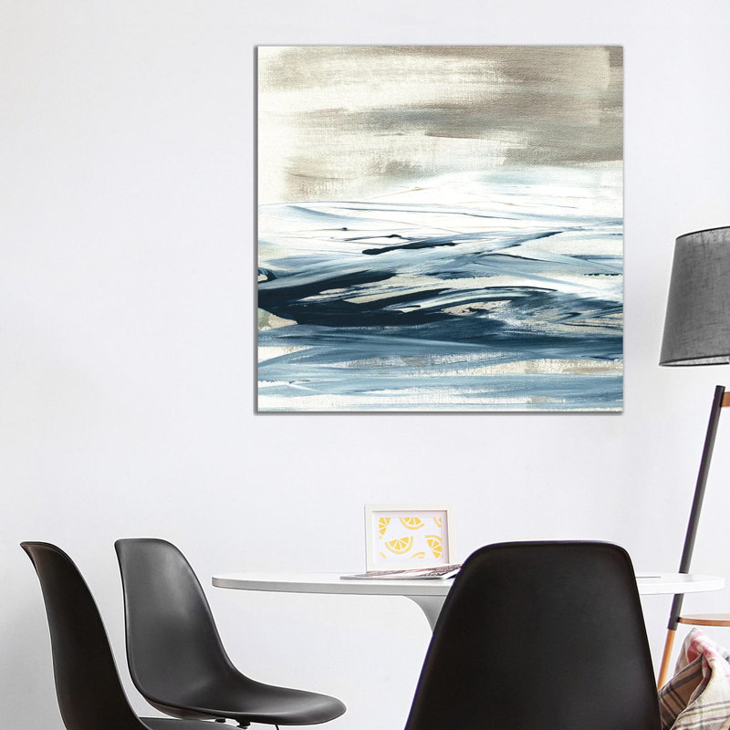 Tumultuous Indigo I by Susan Jill - Painting on Canvas, Wrapped Canvas, 93.98cm H x 93.98cm W x 1.91cm D