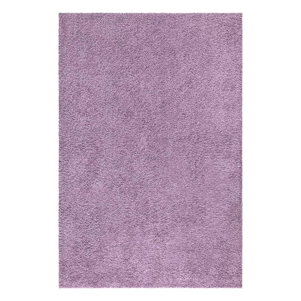 Teppich City Shaggy 500 Hochflor Lila - Flauschig - Weich - Einfarbige Langflor Wohnzimmer Teppich