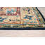 Blue Hand-Knotted Wool Elaborate Floral Medallion Geometric Modern Contemporary Carpet Rug-1622458700