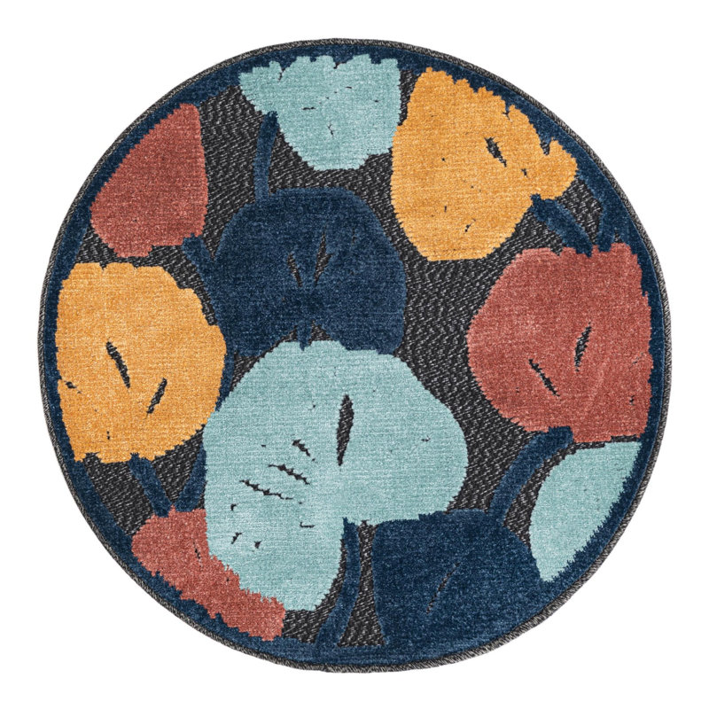 Tapis d'extérieur Mashpee, Rond 3 pi 3 po