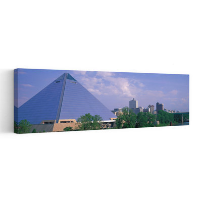 The Pyramid Memphis TN by Craig C. Sheumaker - Wrapped Canvas Panoramic Print