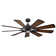 Kichler Gentry 65" 9 - Blade LED Windmill Ceiling Fan with Wall Control and Light Kit Included