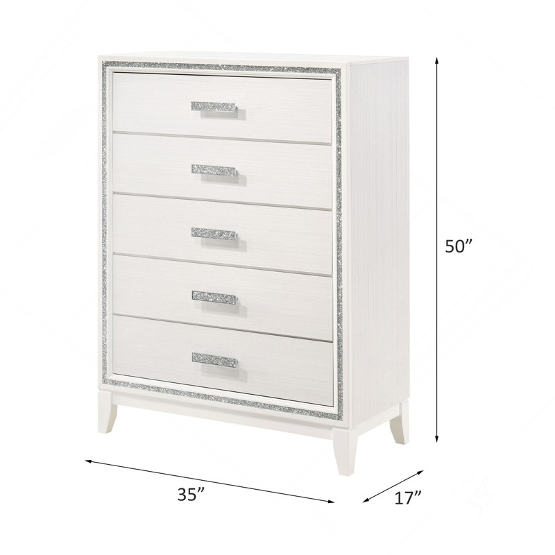 Commode blanche Haiden, Blanc