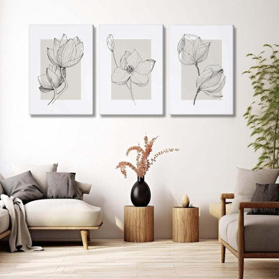 3 Piece Wrapped Canvas Print