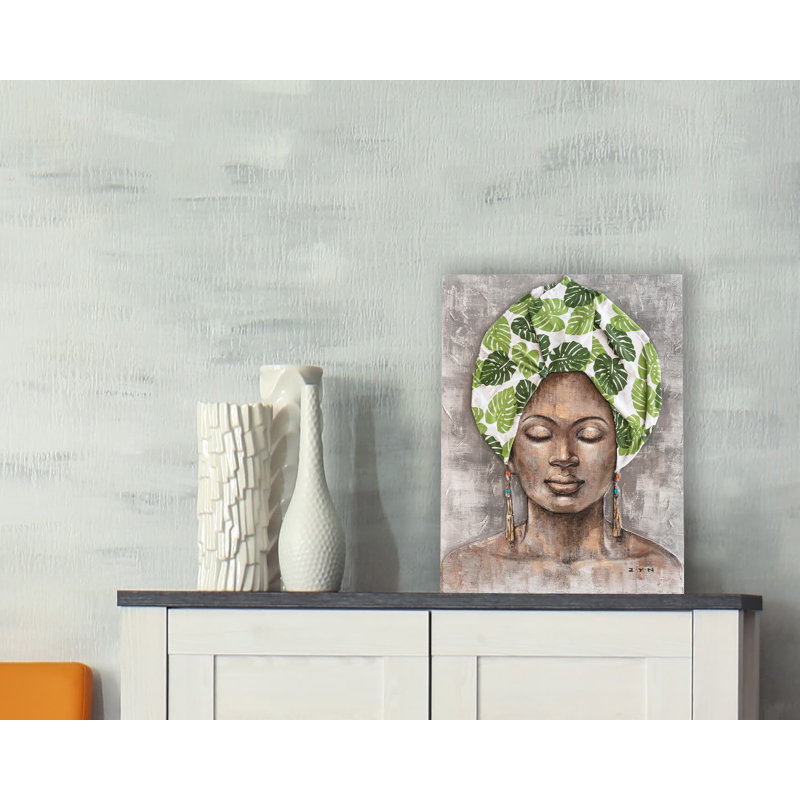 Noble sérénité sur toile, H 16 po x l 12 po x P 1 po