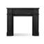 Foyer autoportant en bois manufacturé noir-983840079-983840078