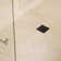 6" Square Shower Drain with Zero Pattern Grate