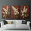 Floral Study Series LXV III - Ensemble de toiles tendues avec châssis Premium - Prêt à être accroché-1161469327