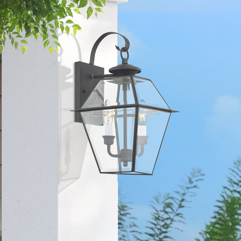 Boto Solid Brass Wall Light, Charcoal