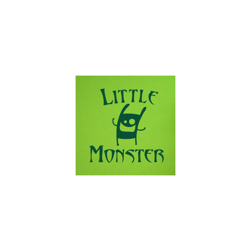 Little Monster Wall Sticker, Green