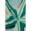 Tapis vert / orange touffeté à la main Cloral-81816411