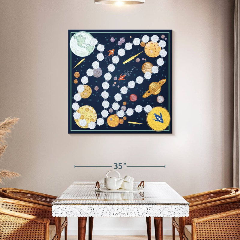 Outer Space Game Board, 39" H x 39" W