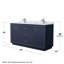 Ensemble de meuble-lavabo double 72 po Icon-73102689-73102690-125003441