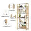 Abhiraj 10cm W Standard Bookcase