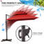 Kaiser 10' Square Cantilever Umbrella without Weighted Base-789333617