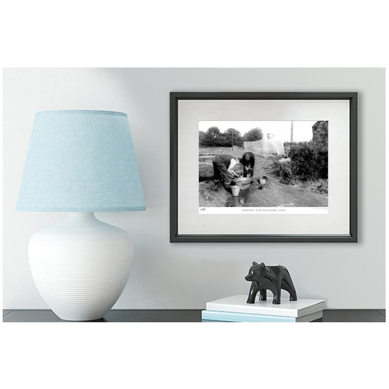Norton, Fish Hatchery C1960 - Single Picture Frame Print, 45cm H x 60cm W x 2.3cm D