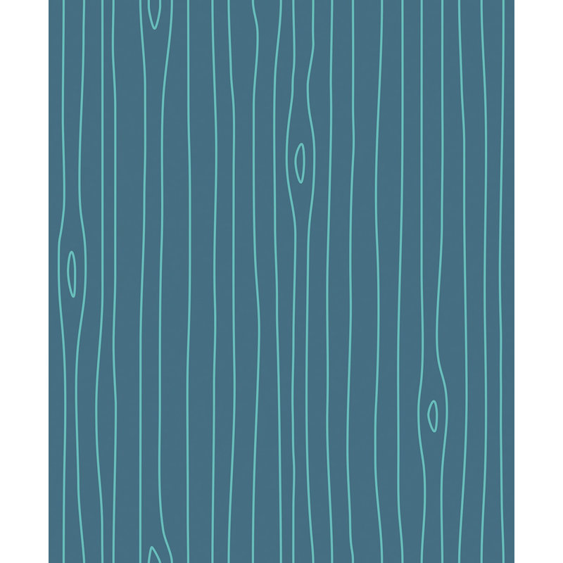 Jaser 10m x 52cm Matte Wallpaper Roll, Aquamarine