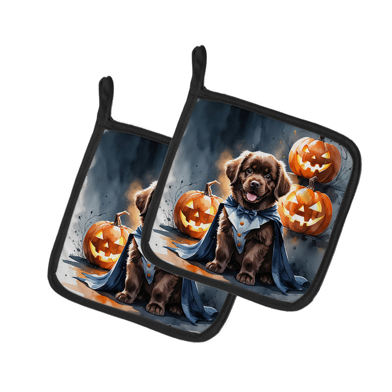 Paire de porte-pots chocolat chocolat