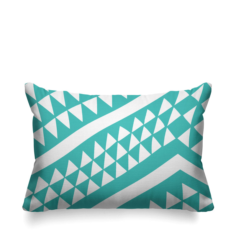 Housse de coussin d'extérieur carré et insert, Menthe, 15 po x 15 po