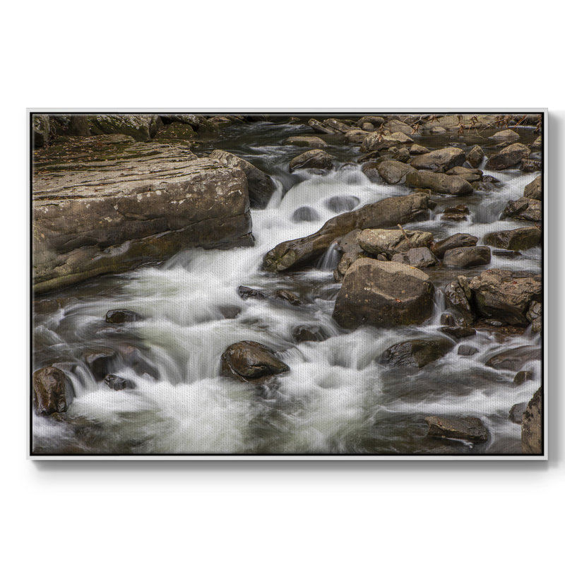 Rush Calm - reproduction d'art sur toile tendue, Blanc, H 25 po x l 17 po x P 2 po