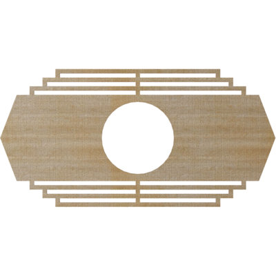 Médaillon de plafond en bois Chrysler
