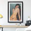 Female Nude by Amedeo Modigliani - Picture Frame Painting on MDF-62803061-62803060